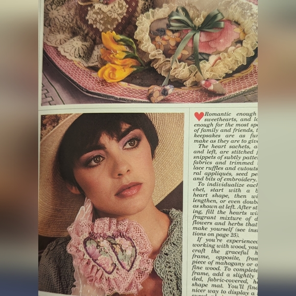 Vintage Hearts Arts Crafts Sewing - Picture 2 of 15